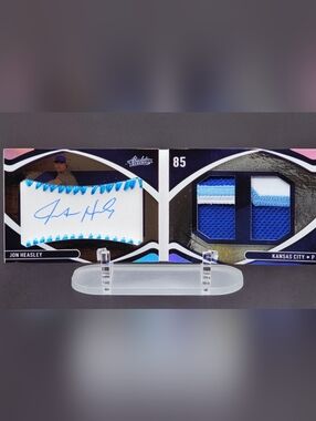 2022 Jon Heasley Absolute Baseball Rookie Booklet Auto 21/30 — Kansas City